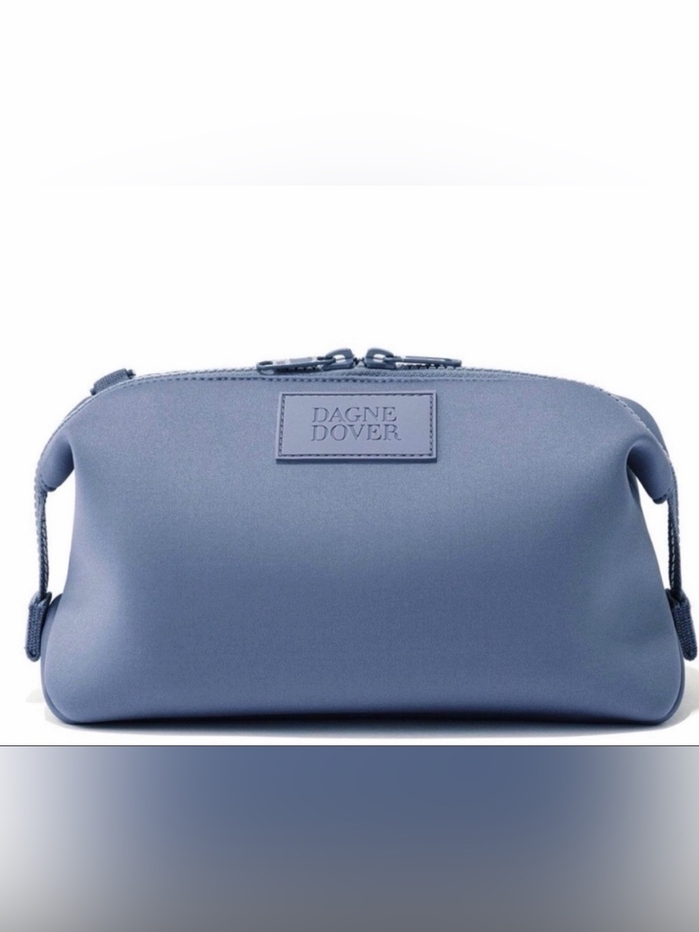 Dagne Dover Ash Blue Hunter Neoprene Toiletry Bag - Small